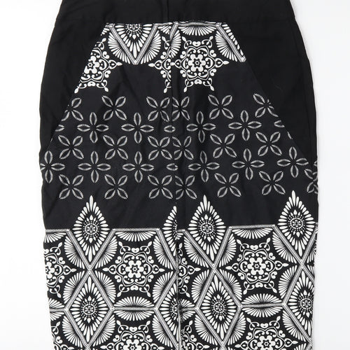 dorophy perkins Womens Black Floral  Straight & Pencil Skirt Size 12