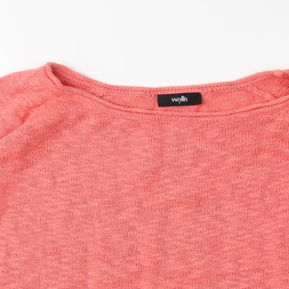 Wallis Womens Pink   Pullover Jumper Size S