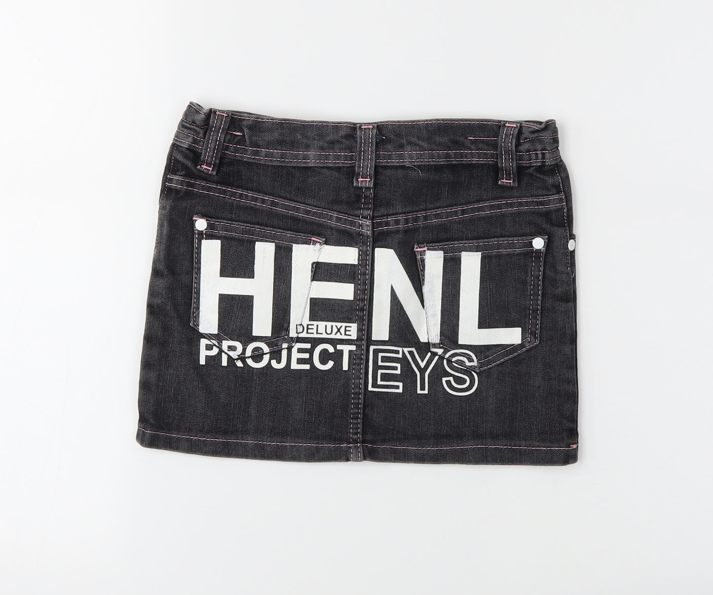 Henleys Girls Grey   Straight & Pencil Skirt Size 6 Years
