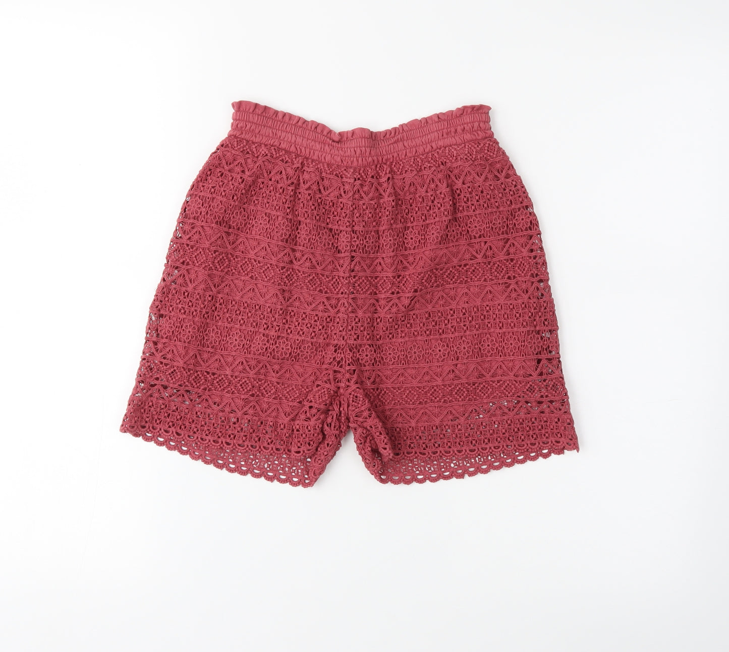 M&S Girls Pink   Sweat Shorts Size 9-10 Years