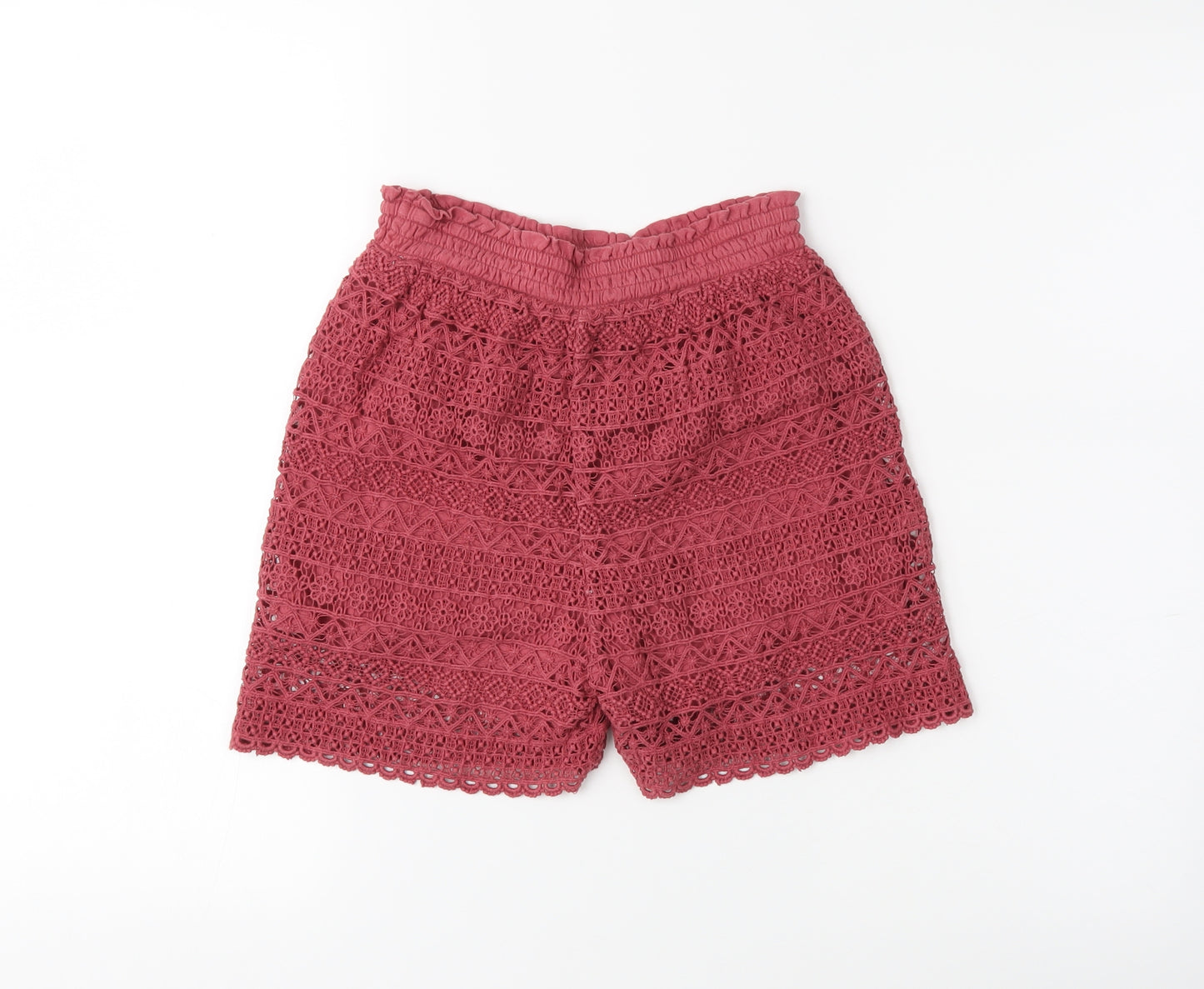 M&S Girls Pink   Sweat Shorts Size 9-10 Years