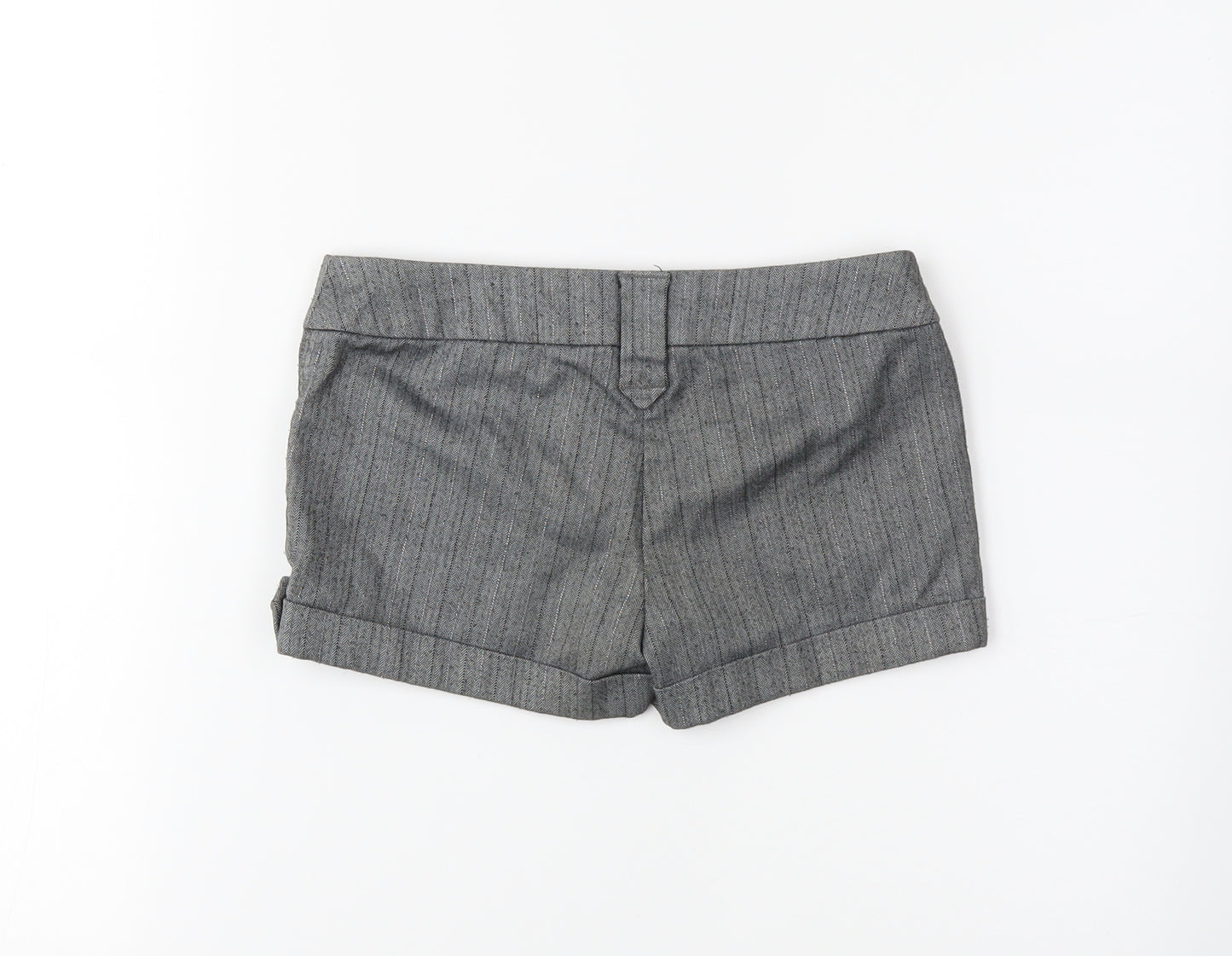 newlook Girls Grey Pinstripe  Sailor Shorts Size 9 Years