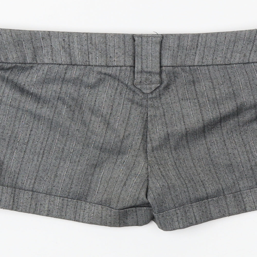 newlook Girls Grey Pinstripe  Sailor Shorts Size 9 Years