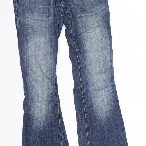 Kenvelo Womens Blue   Flared Jeans Size 28 in L28.5 in