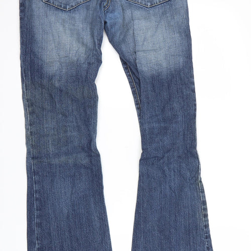 Kenvelo Womens Blue   Flared Jeans Size 28 in L28.5 in