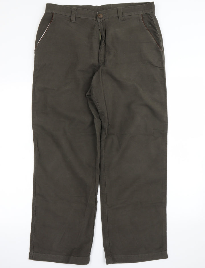 Hawkshead Mens Brown Cargo Trousers Size S L29 in