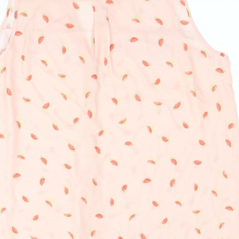 George Womens Pink Polka Dot  Basic Button-Up Size 22