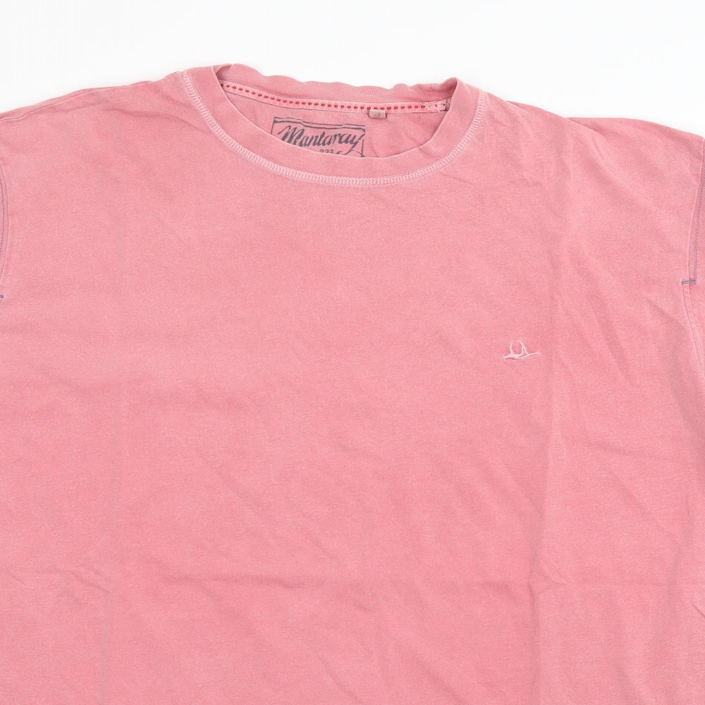 Mantaray  Mens Pink    T-Shirt Size 2XL