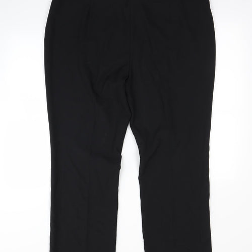 F&F Womens Black   Dress Pants Trousers Size 20 L27 in