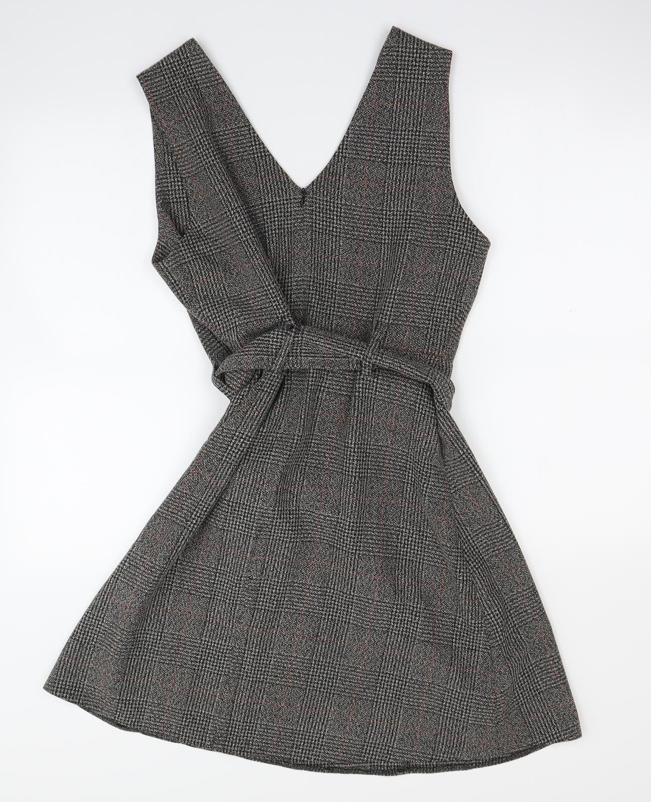 Dorothy Perkins Womens Grey   Fit & Flare  Size 12