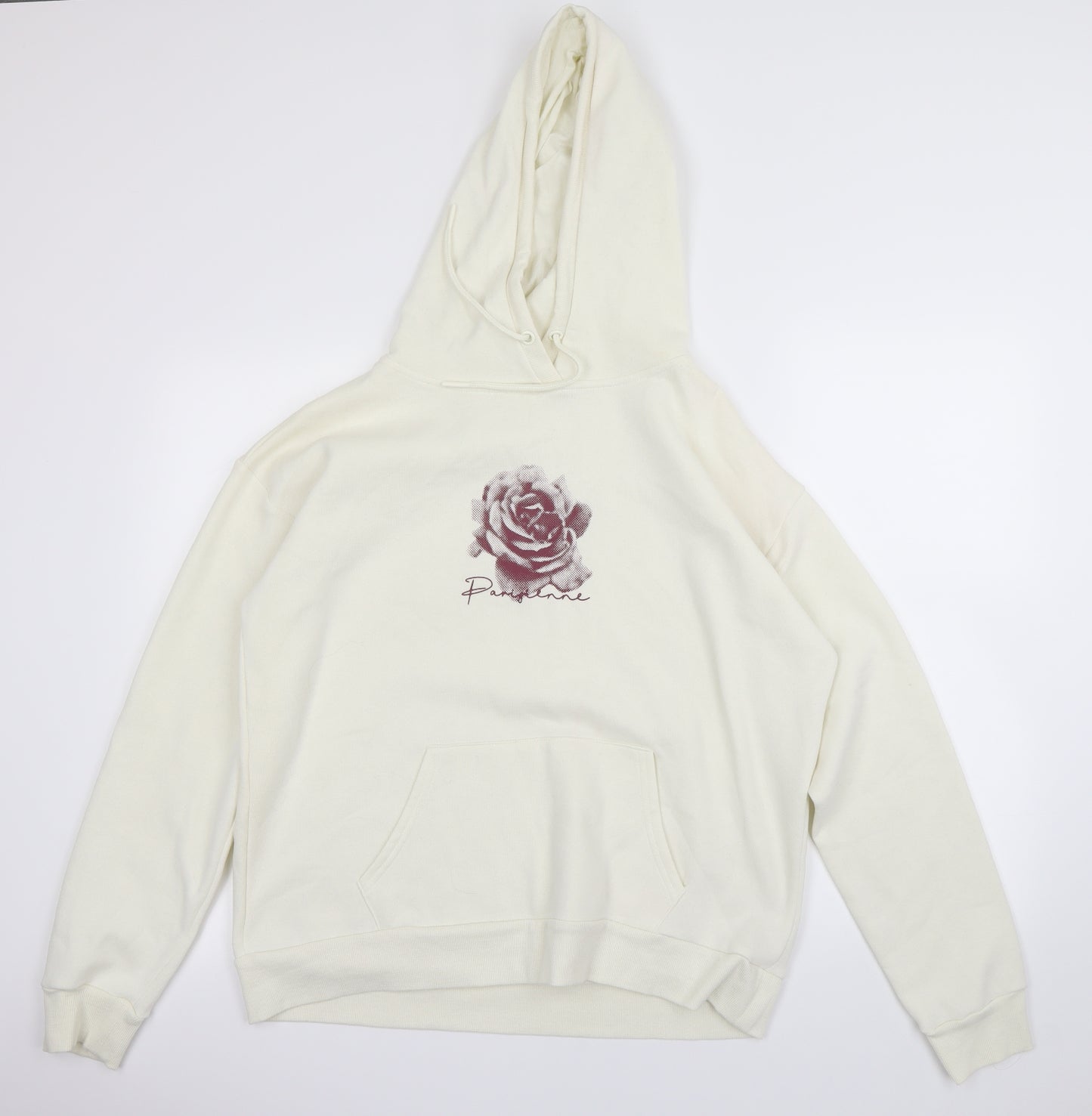 Primark Womens Ivory   Pullover Hoodie Size 12