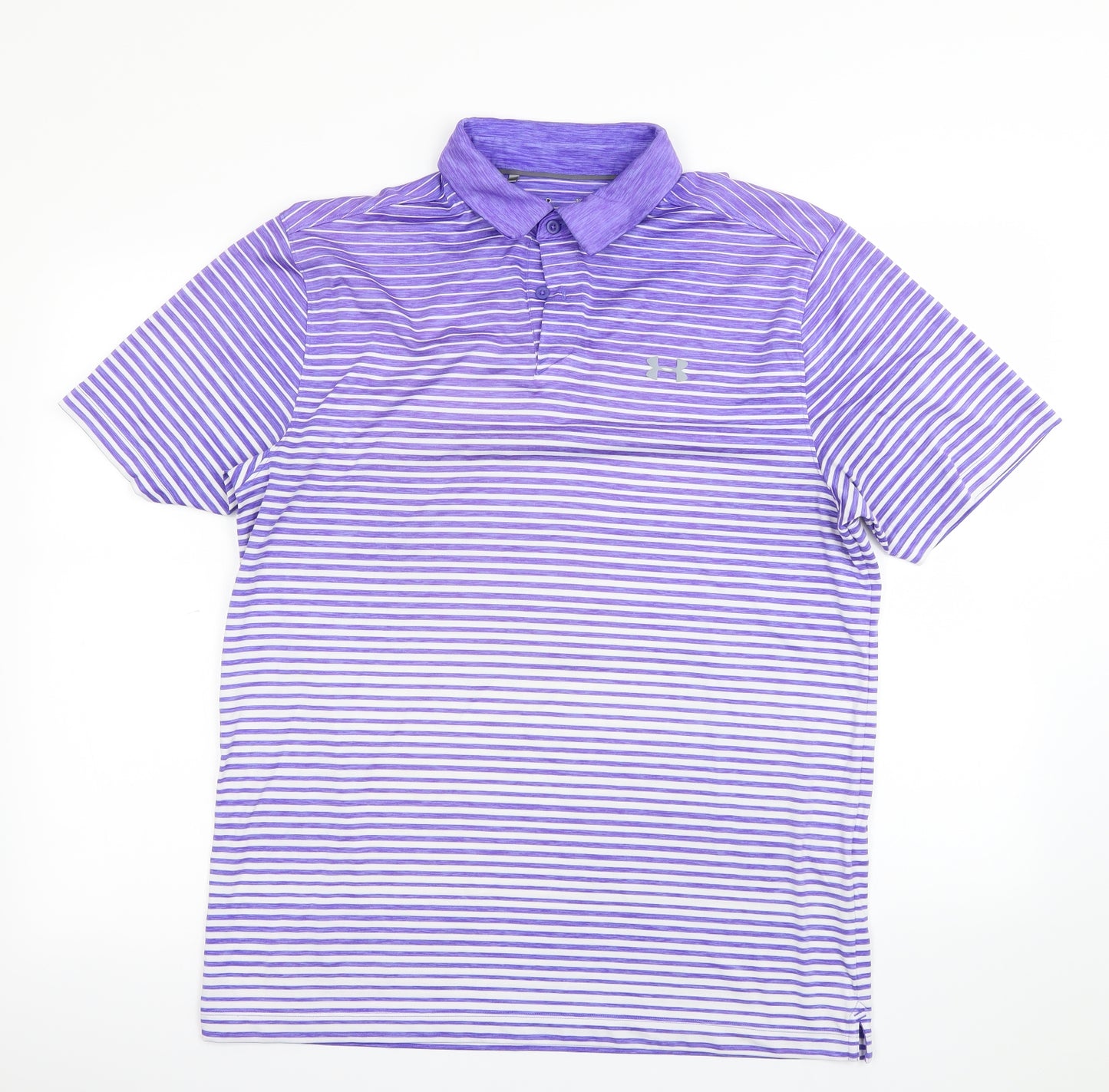 under Mens Purple    Polo Size L
