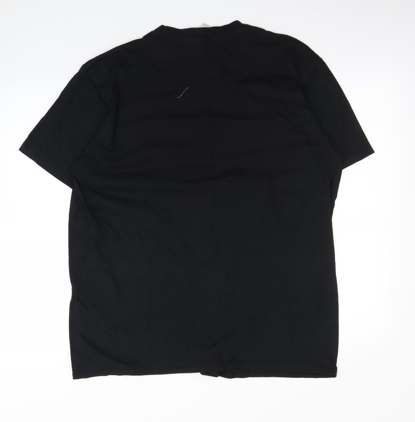Gildan Mens Black    T-Shirt Size XL