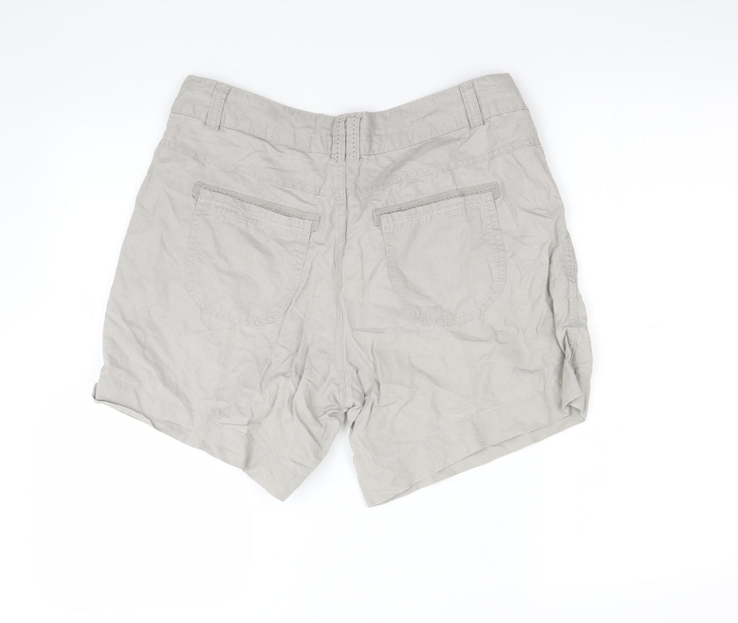 TU Womens Beige   Cargo Shorts Size 14