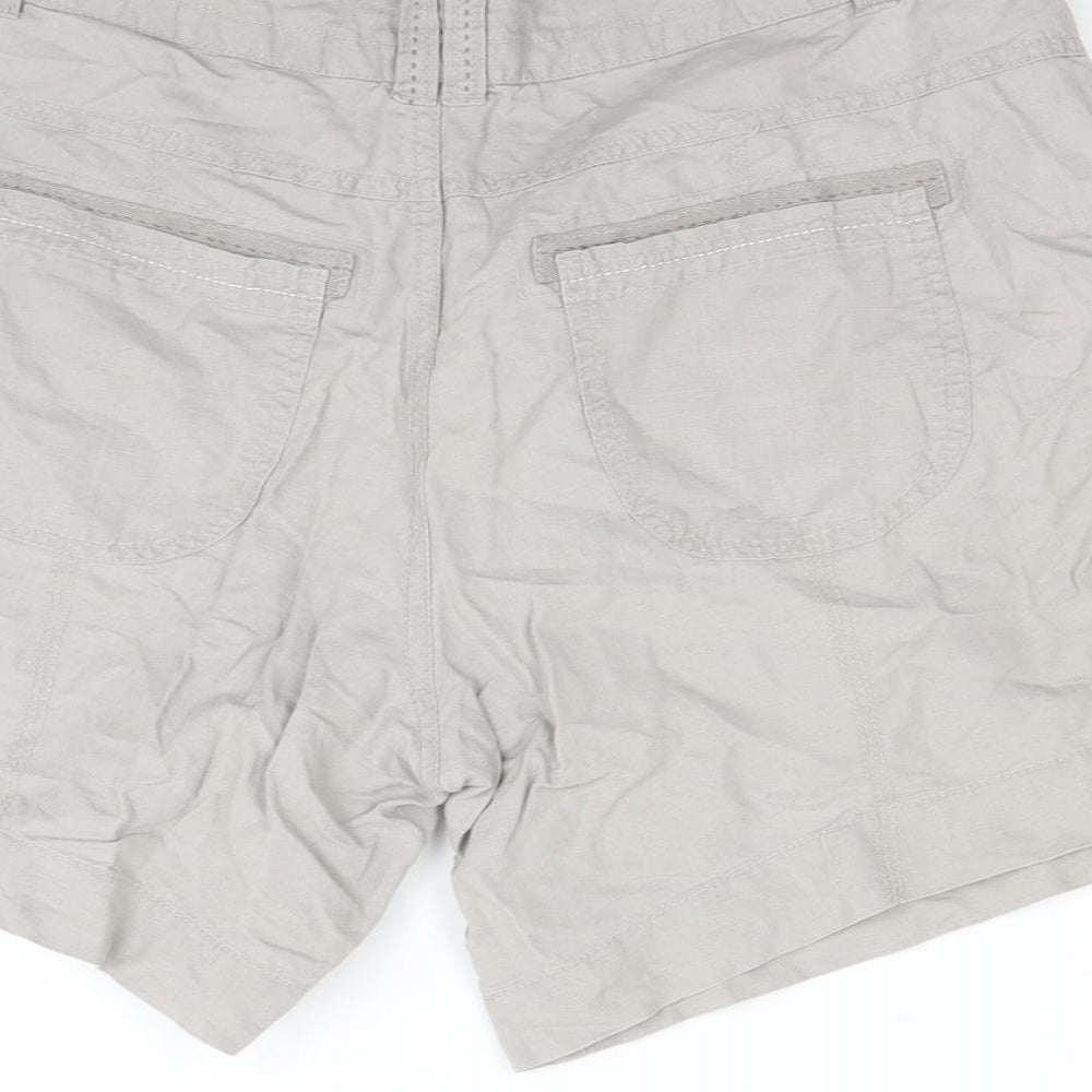 TU Womens Beige   Cargo Shorts Size 14
