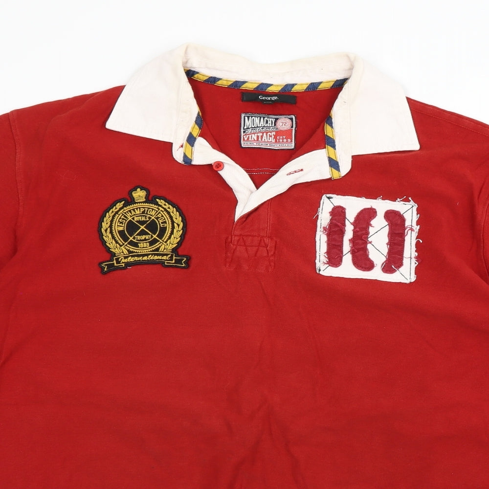 George Mens Red    T-Shirt Size 2XL