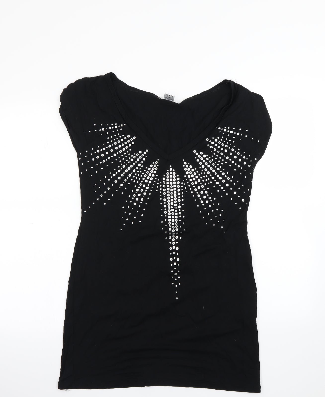 Preworn Womens Black   Basic Tank Size 8