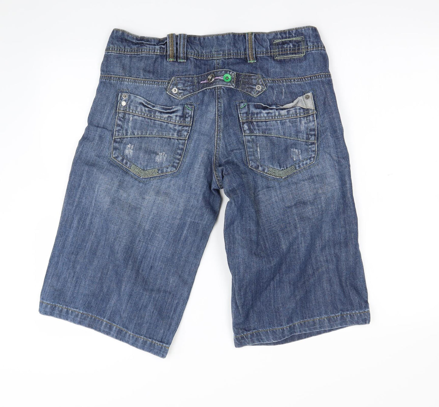 NEXT Womens Blue   Mom Shorts Size 14