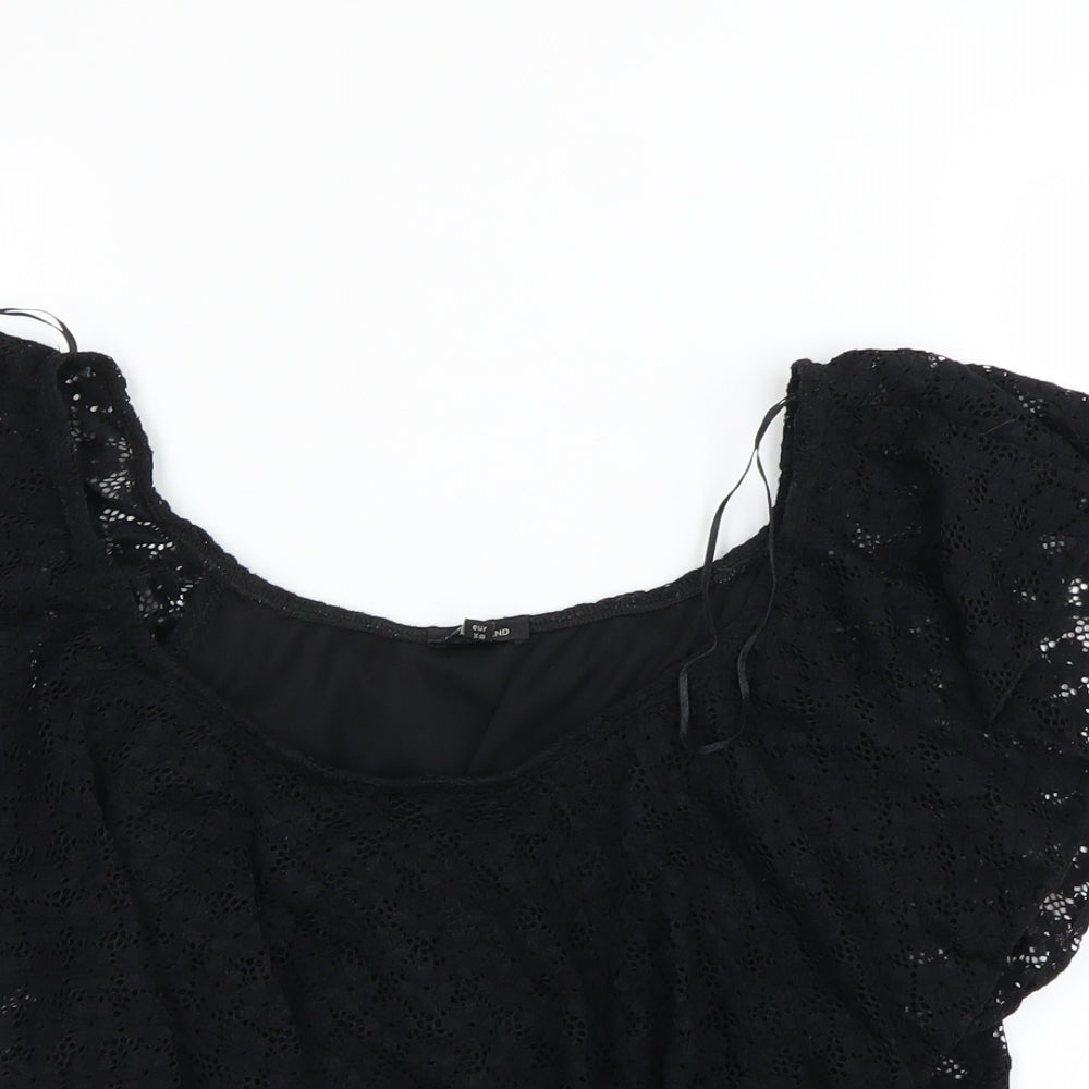 River Island Womens Black   Basic Tank Size 12