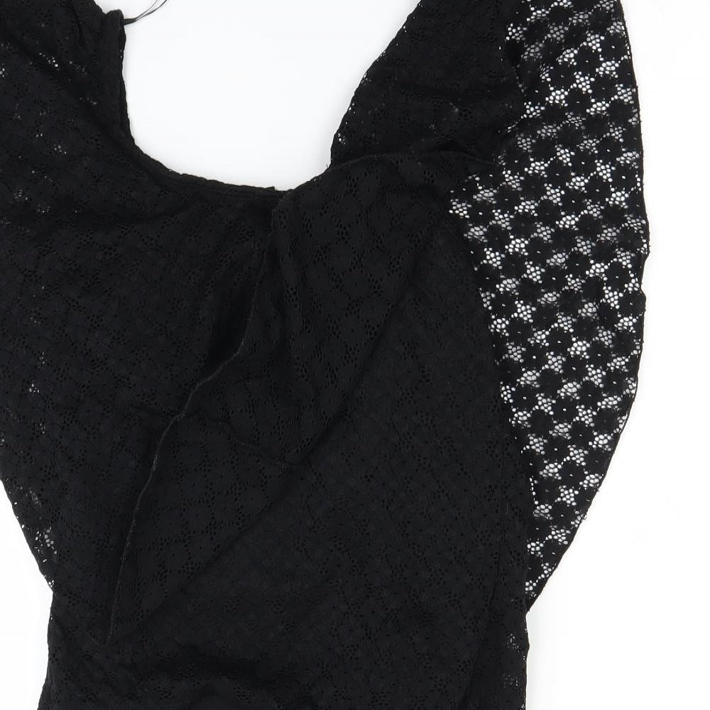 River Island Womens Black   Basic Tank Size 12