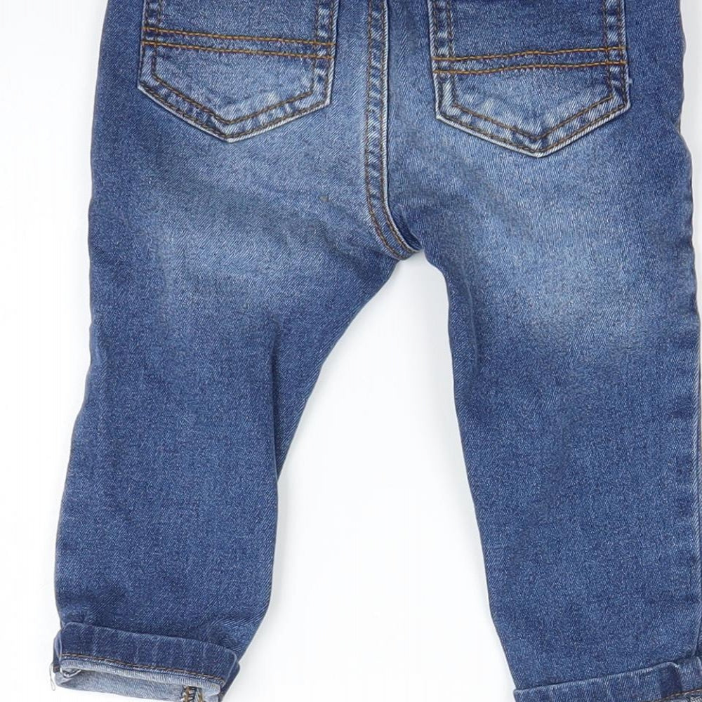 Mothercare Boys Blue   Capri Jeans Size 12-18 Months