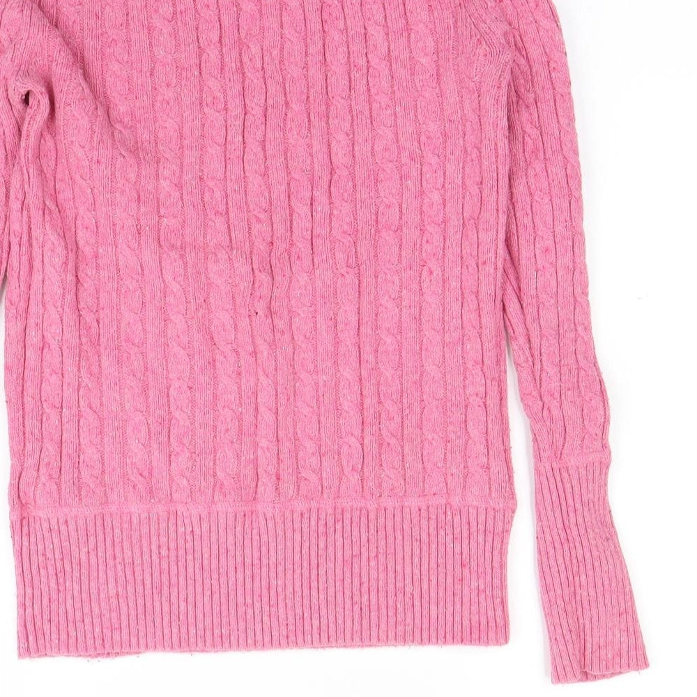 Superdry Womens Pink   Pullover Jumper Size L