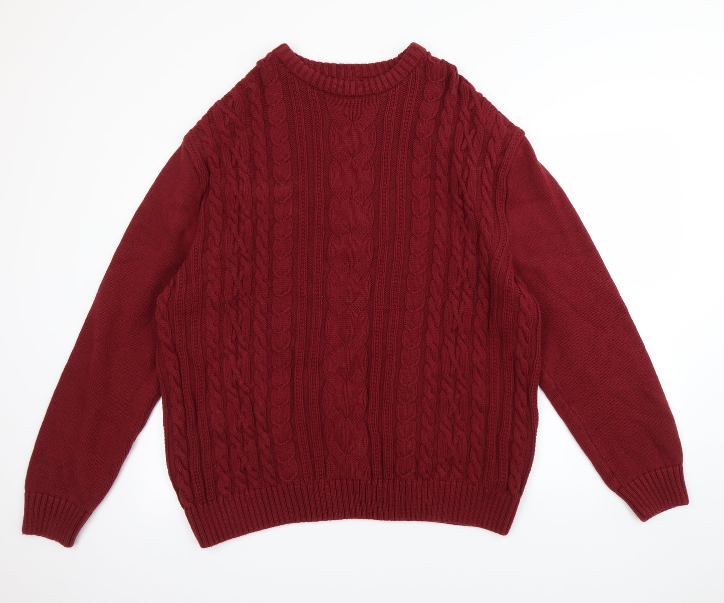 TU Mens Red   Pullover Jumper Size XL