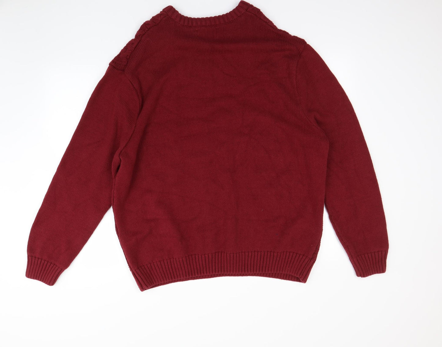 TU Mens Red   Pullover Jumper Size XL