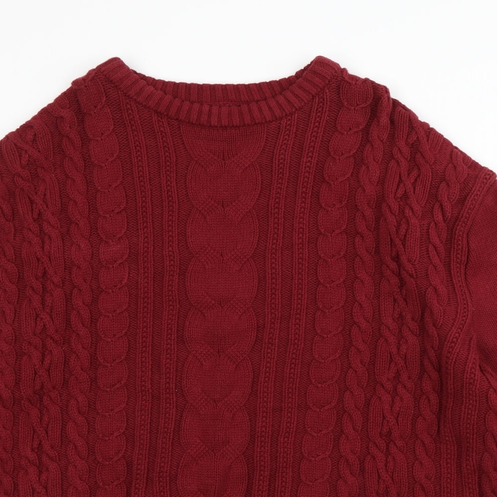 TU Mens Red   Pullover Jumper Size XL