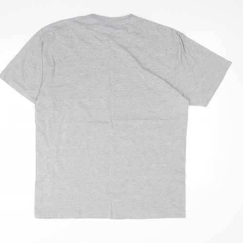 Gildan Mens Grey    T-Shirt Size XL