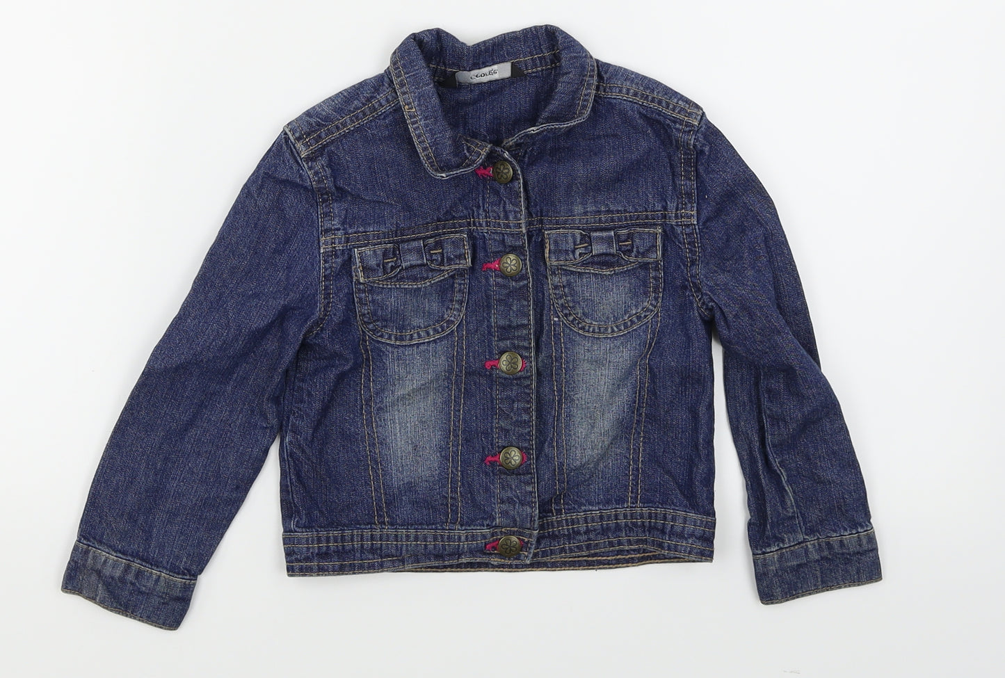 George Girls Blue  Denim Jacket  Size 3-4 Years