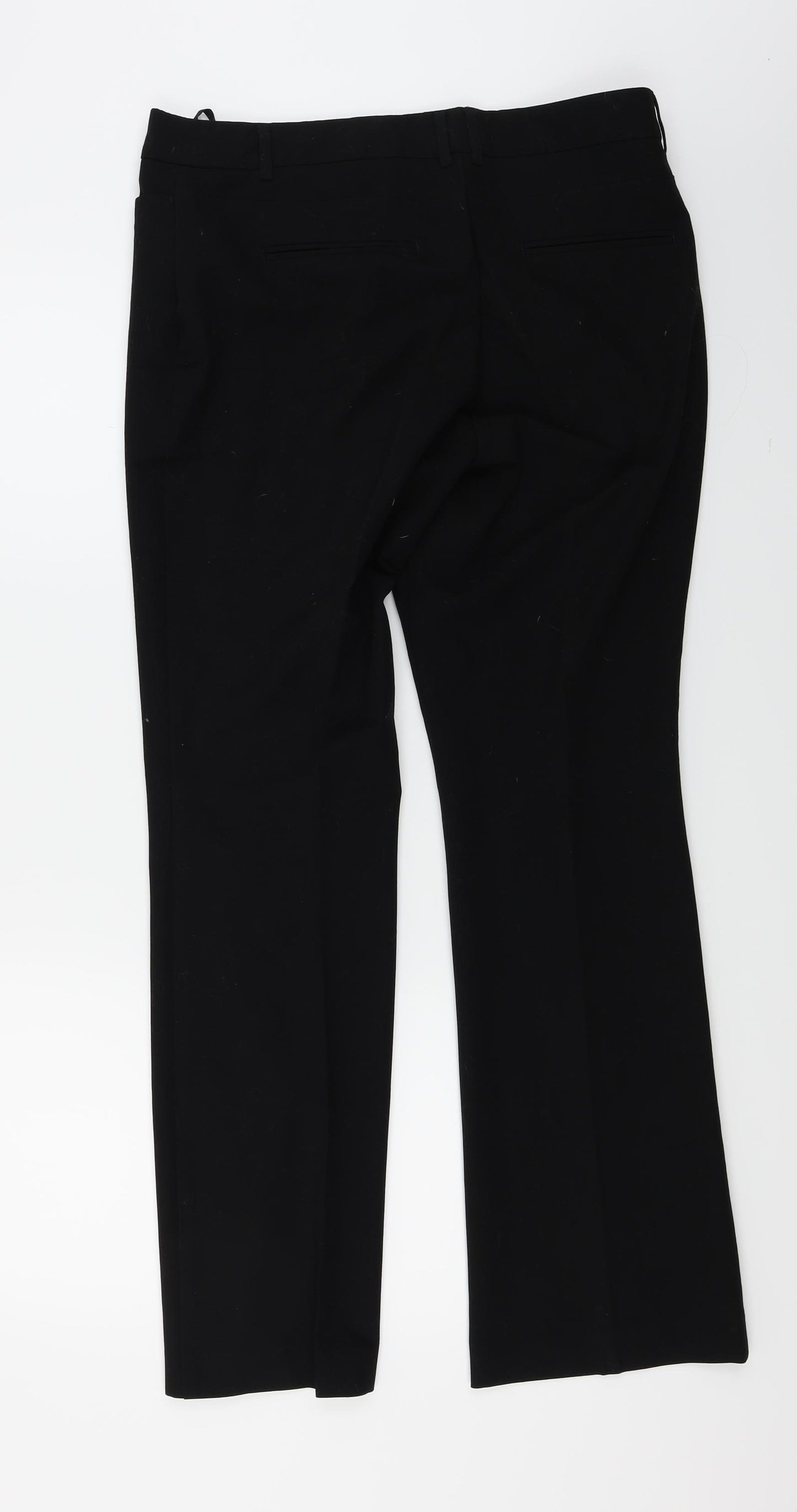 NEXT Womens Black   Trousers  Size 12 L28 in