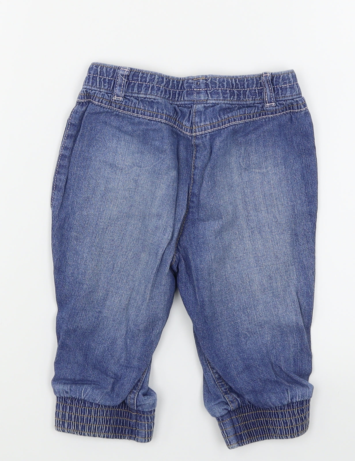 George Girls Blue  Denim Cargo Shorts Size 3-4 Years