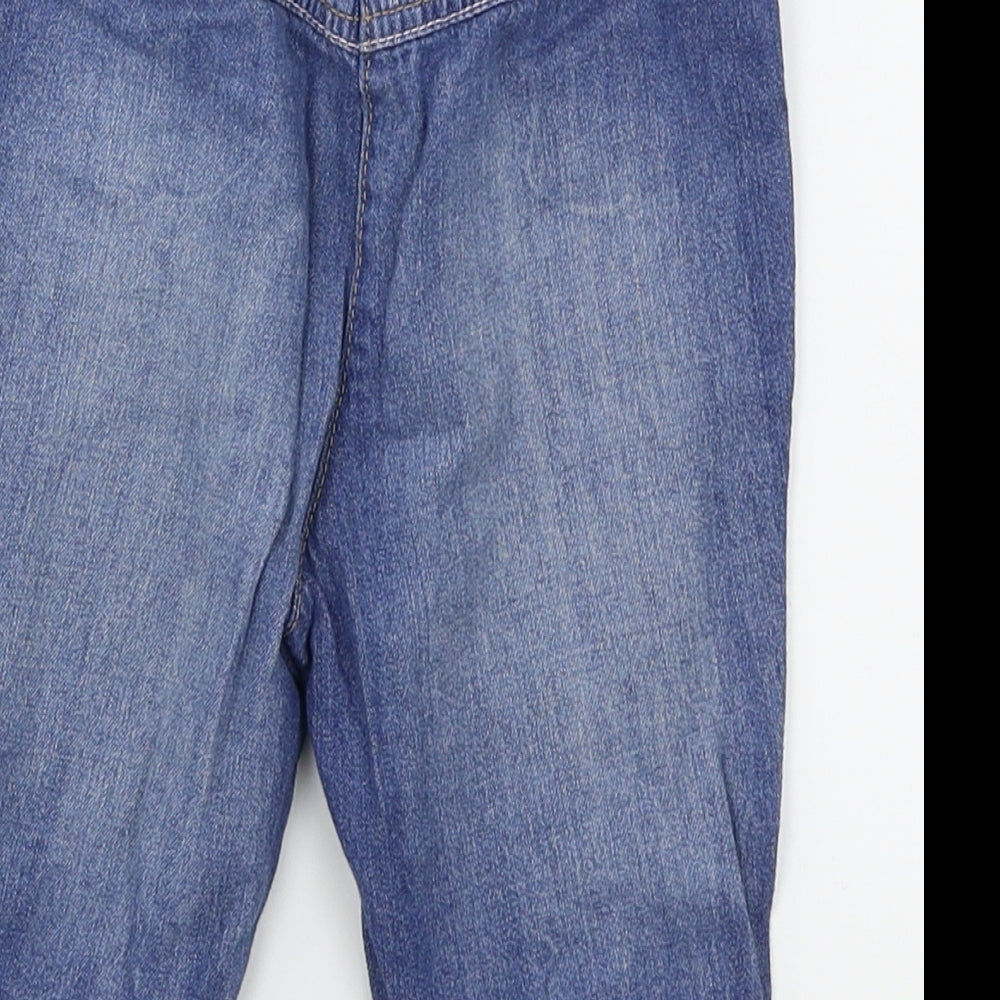 George Girls Blue  Denim Cargo Shorts Size 3-4 Years