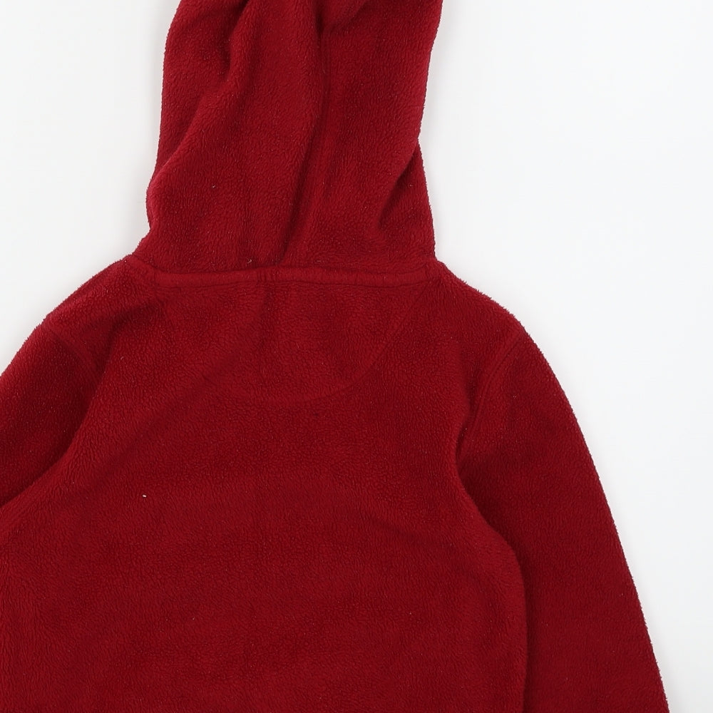 BabyGap Boys Red  Fleece Pullover Hoodie Size S