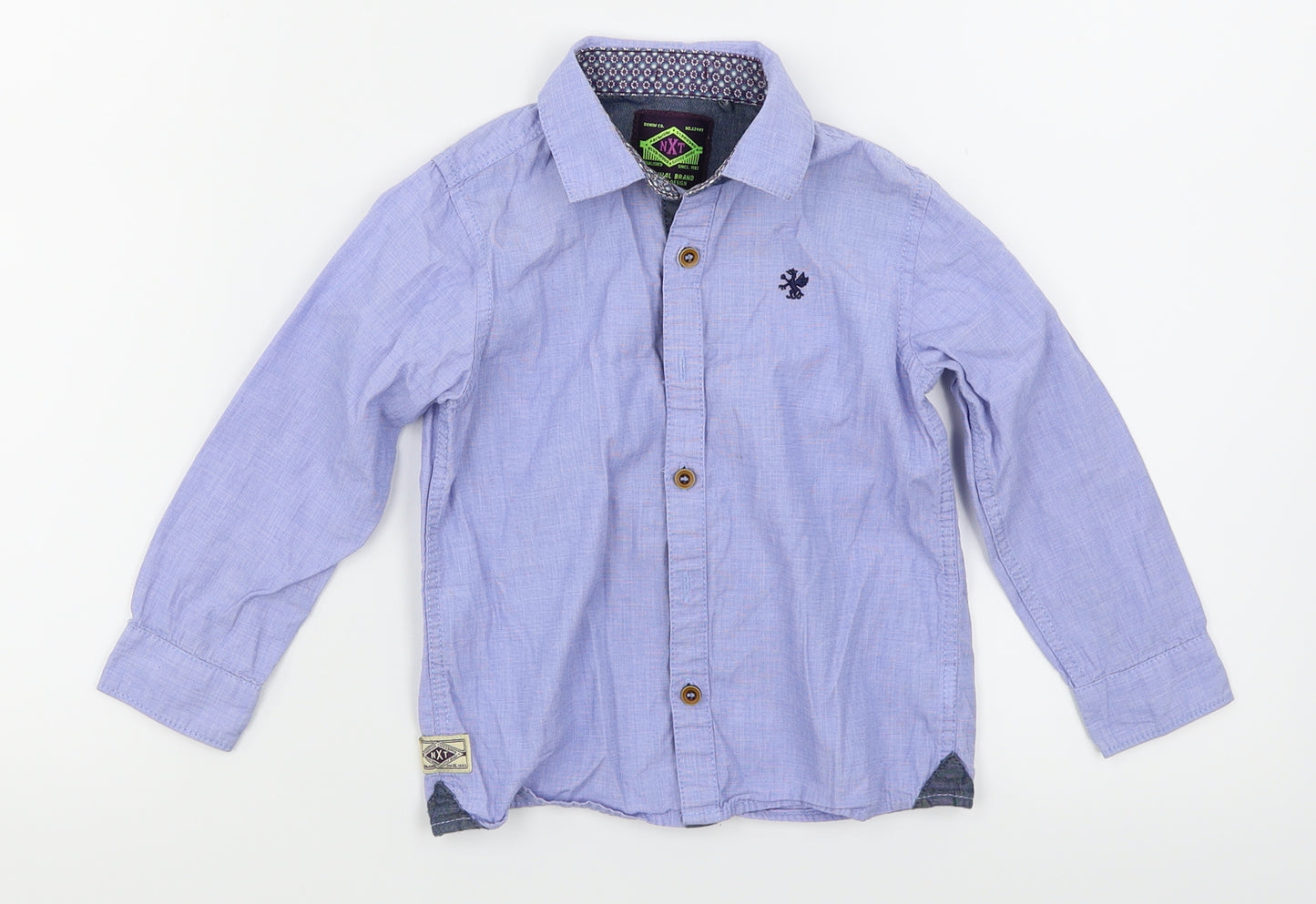 NEXT Boys Blue   Basic Button-Up Size 2-3 Years
