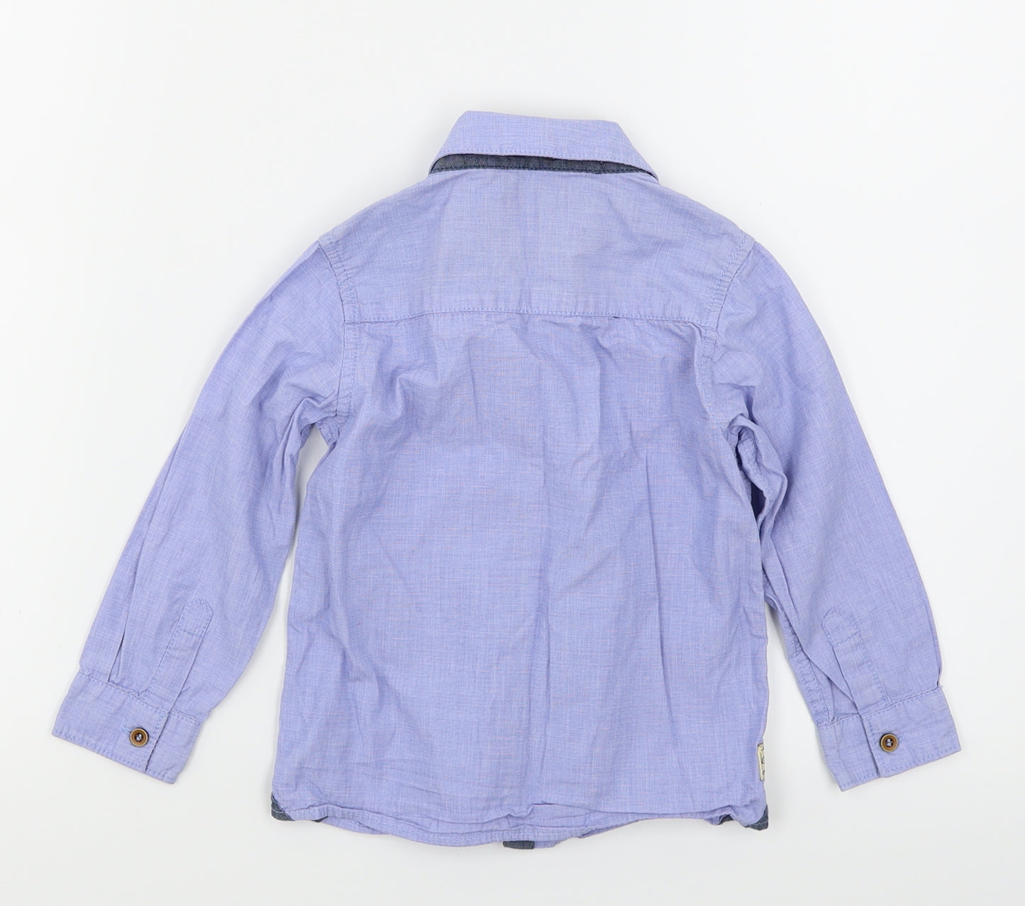 NEXT Boys Blue   Basic Button-Up Size 2-3 Years