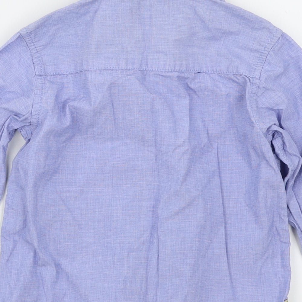 NEXT Boys Blue   Basic Button-Up Size 2-3 Years