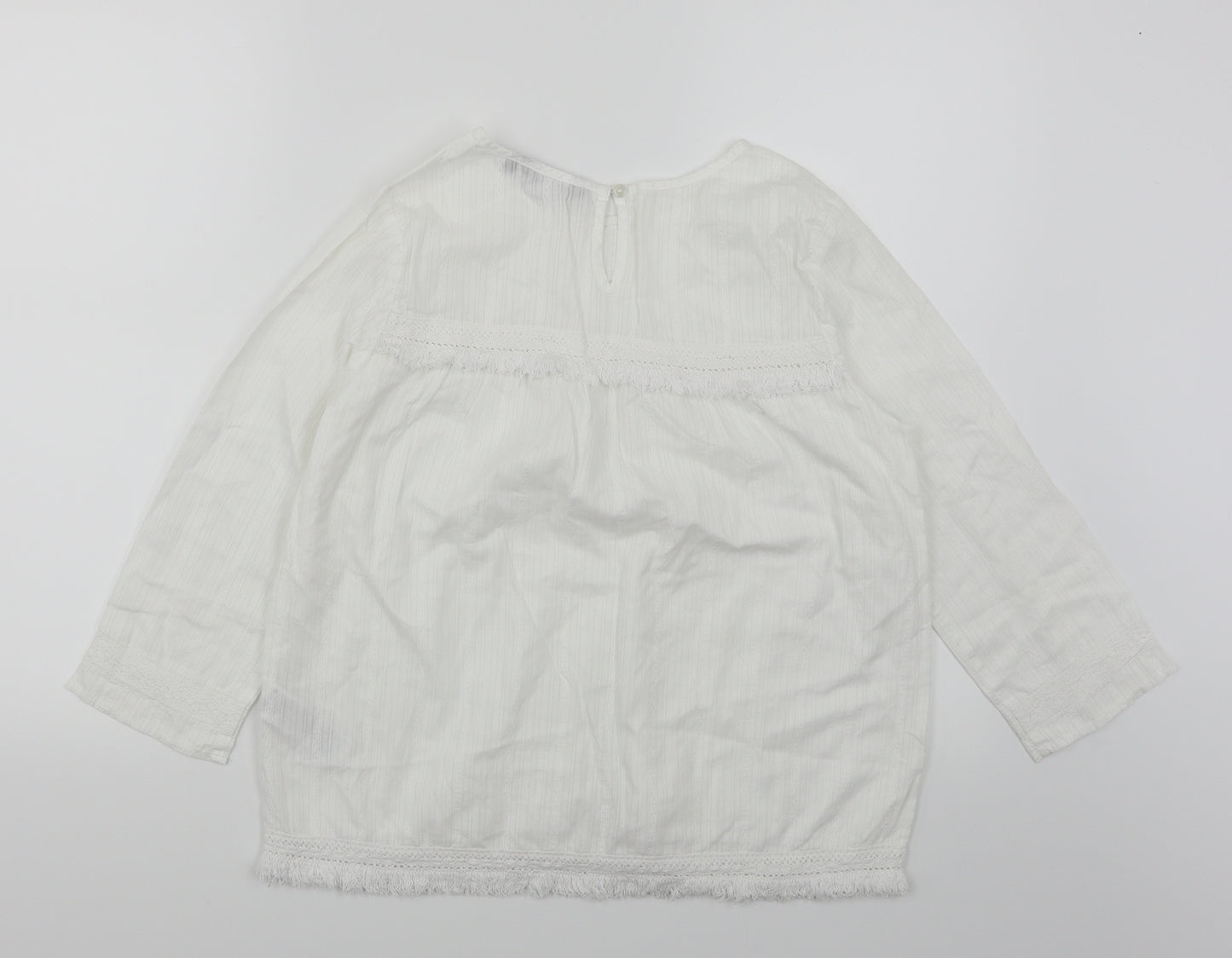 New Look Womens White   Basic Blouse Size 8