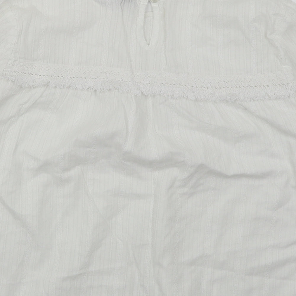 New Look Womens White   Basic Blouse Size 8