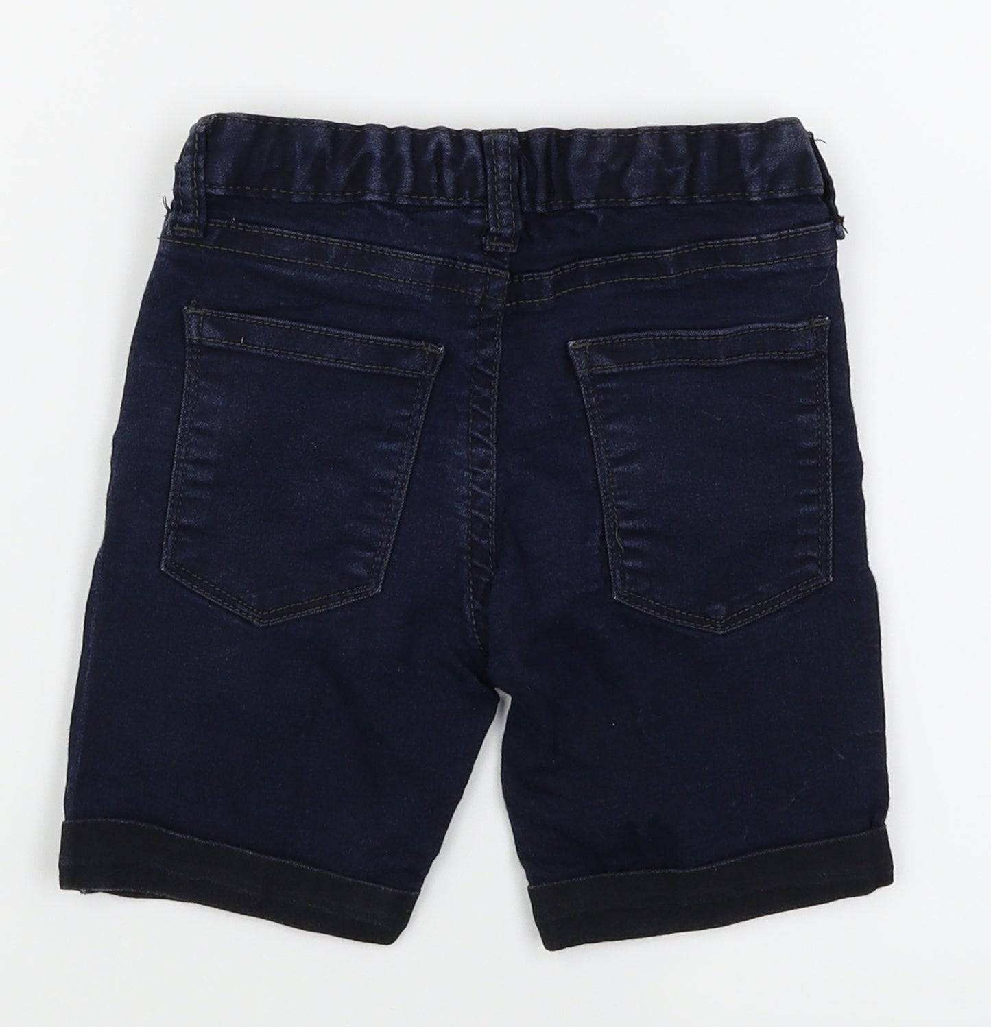 River Boys Blue  Denim Cargo Shorts Size 3-4 Years