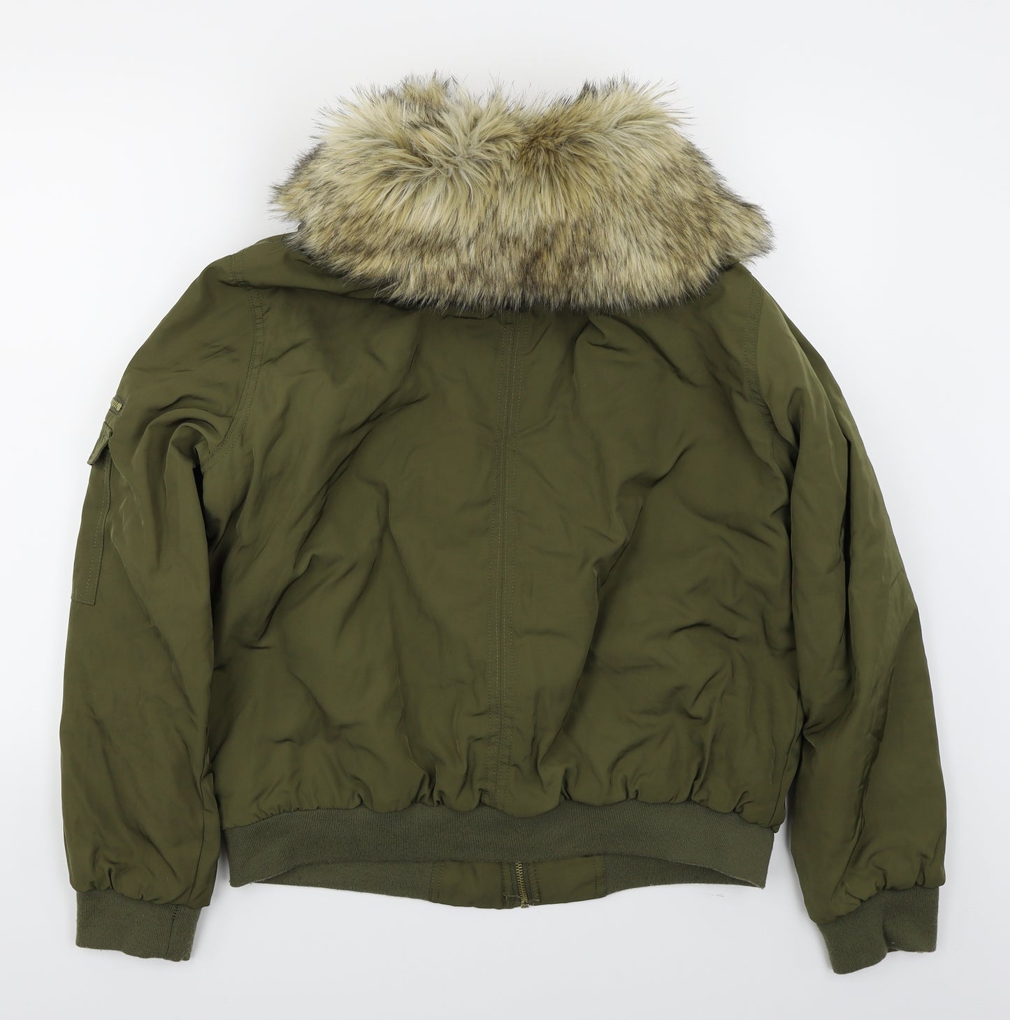 New Look Womens Green   Parka Coat Size 16