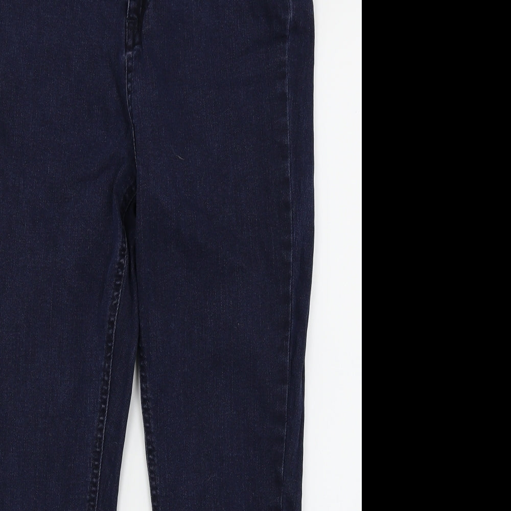F&F Womens Blue  Denim Skinny Jeans Size 12 L24 in