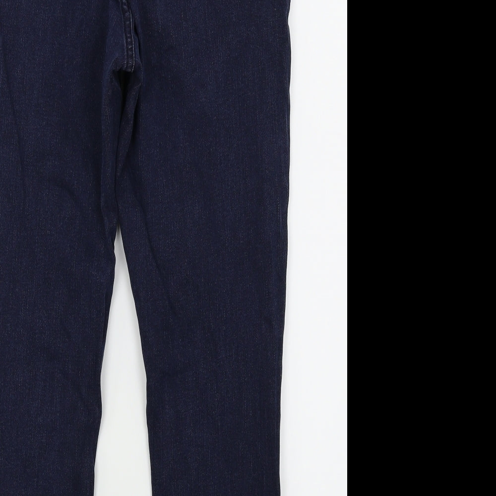 F&F Womens Blue  Denim Skinny Jeans Size 12 L24 in