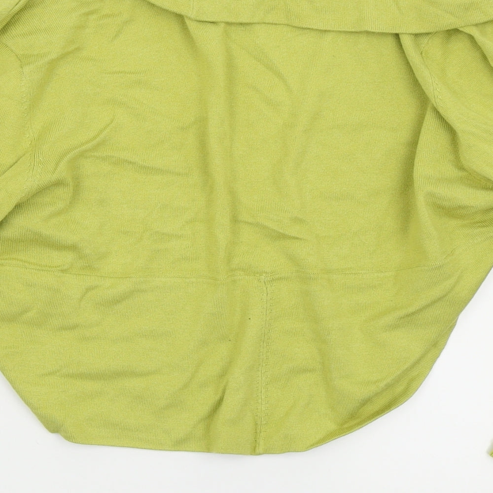 Star Womens Green   Cardigan Jumper Size 16  - crop cardigan