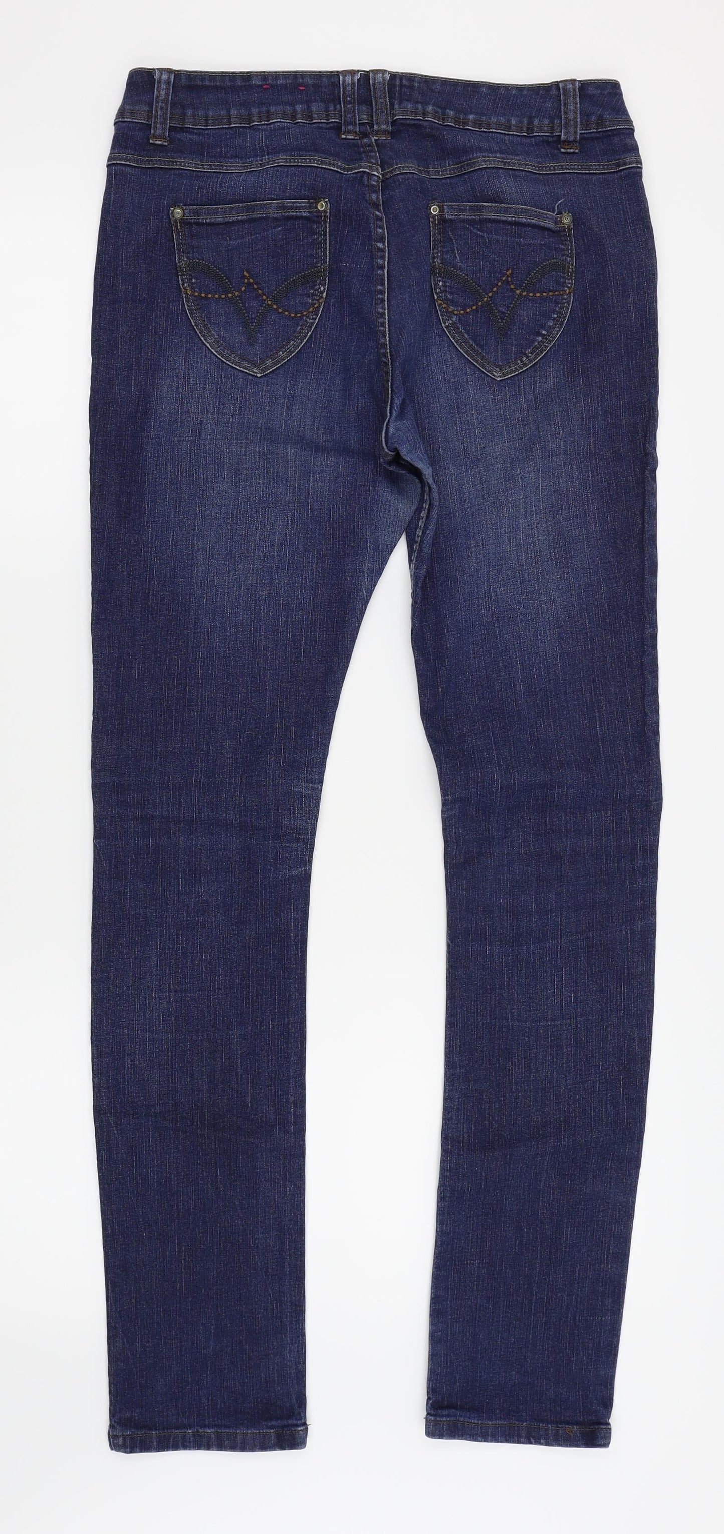 Asda George Womens Blue   Skinny Jeans Size 14 L30 in