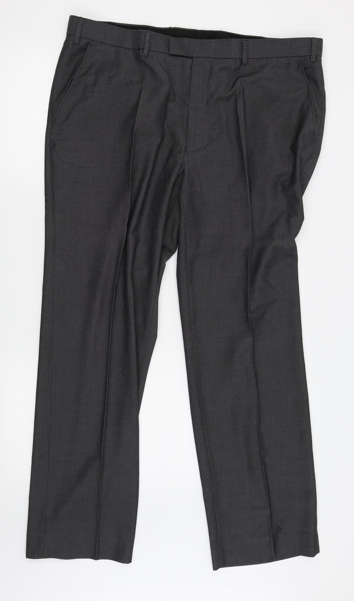 F&F Womens Grey Trousers Size 40 in L31 in