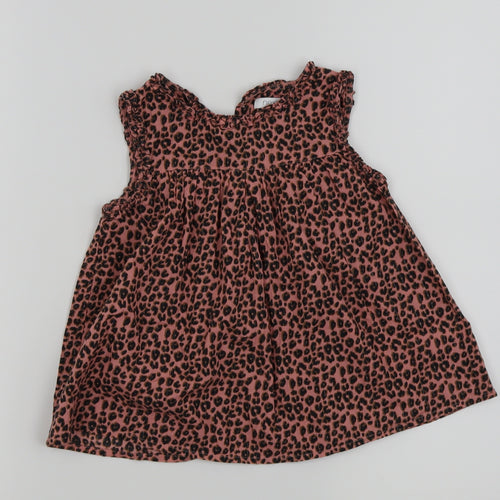 NEXT Girls Pink Animal Print  Ball Gown  Size 3-4 Years