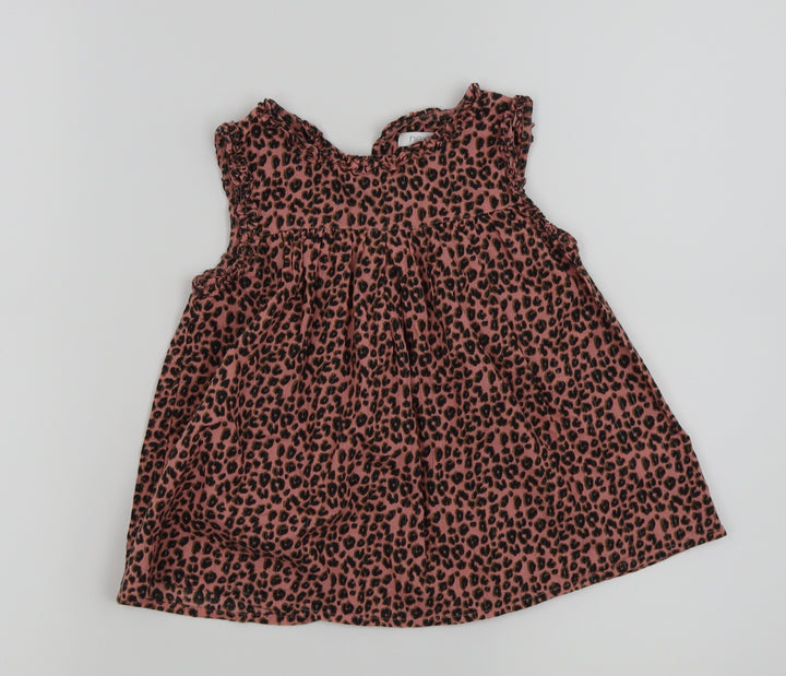 NEXT Girls Pink Animal Print  Ball Gown  Size 3-4 Years