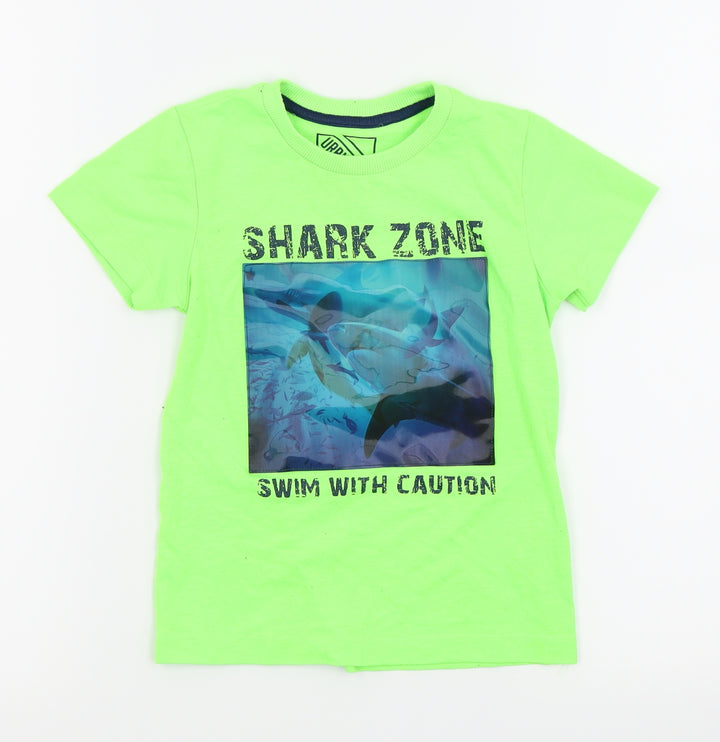 Urban Department Boys Green   Basic T-Shirt Size 4 Years